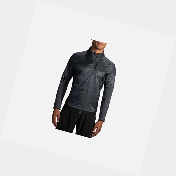 Ropa De Abrigo Brooks Fusion Híbrido Hombre Negras | RFI985407