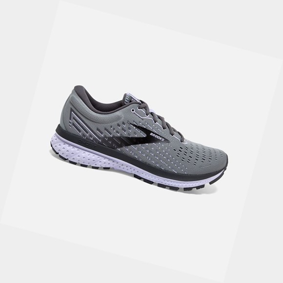 Zapatillas Running Carretera Brooks Ghost 13 Mujer Gris Moradas | JHX389261