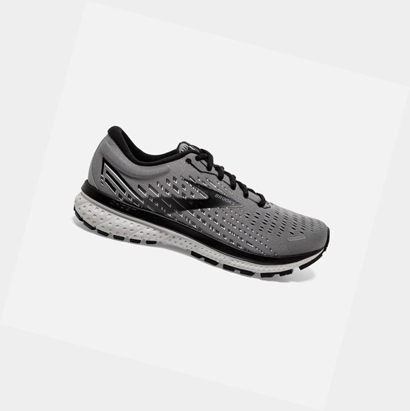 Zapatillas Running Carretera Brooks Ghost 13 Hombre Gris Negras | KGT786091