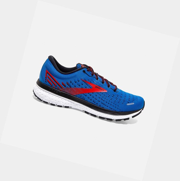 Zapatillas Running Carretera Brooks Ghost 13 Hombre Azules Rojas Blancas | YIB473589