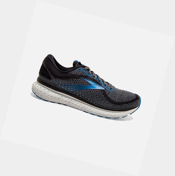 Zapatillas Running Carretera Brooks Glycerin 18 Hombre Negras Azules | ZPE506247