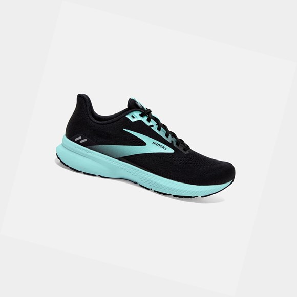 Zapatillas Running Carretera Brooks Launch 8 Mujer Negras Azules | DIT375619