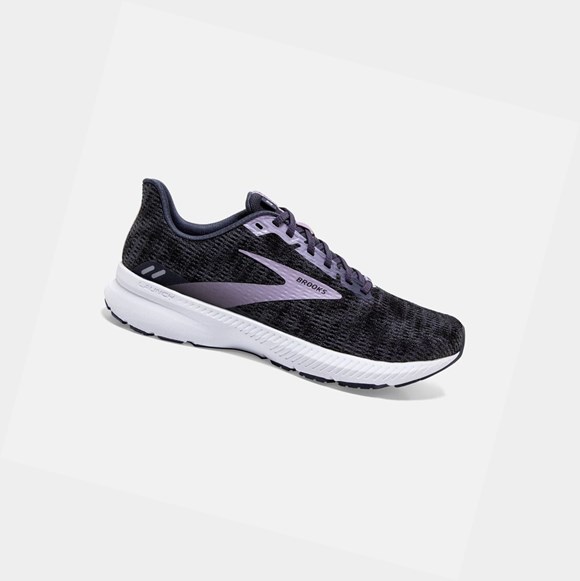 Zapatillas Running Carretera Brooks Launch 8 Mujer Negras | GIM094732