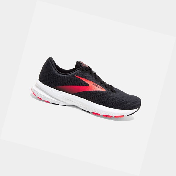 Zapatillas Running Carretera Brooks Launch 7 Mujer Negras Coral | KML023614