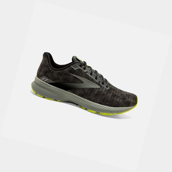 Zapatillas Running Carretera Brooks Launch 8 Hombre Negras | NAM735428