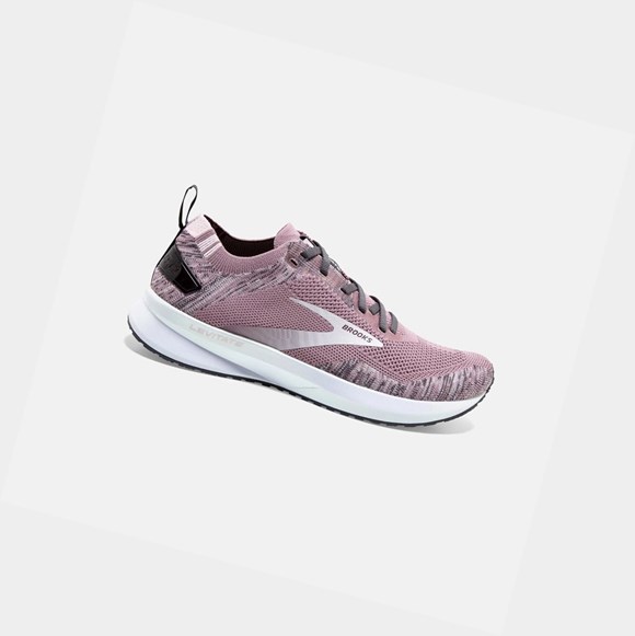 Zapatillas Running Carretera Brooks Levitate 4 Mujer Blackened Pearl / Metallic / Primrose | LMI059841