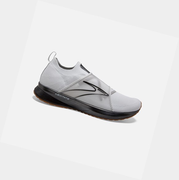 Zapatillas Running Carretera Brooks Levitate 4 LE Hombre Blancas Negras | QYZ261703