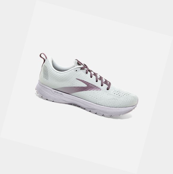 Zapatillas Running Carretera Brooks Revel 4 Mujer Oyster / Lilac / Moonscape | RHE514927