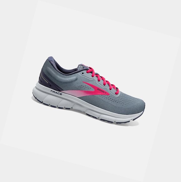 Zapatillas Running Carretera Brooks Trace Mujer Gris | KQO461359