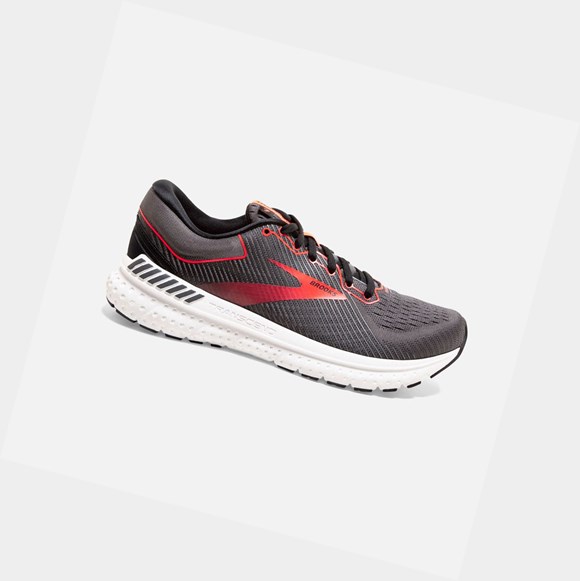 Zapatillas Running Carretera Brooks Transcend 7 Mujer Negras Coral | YTC279180