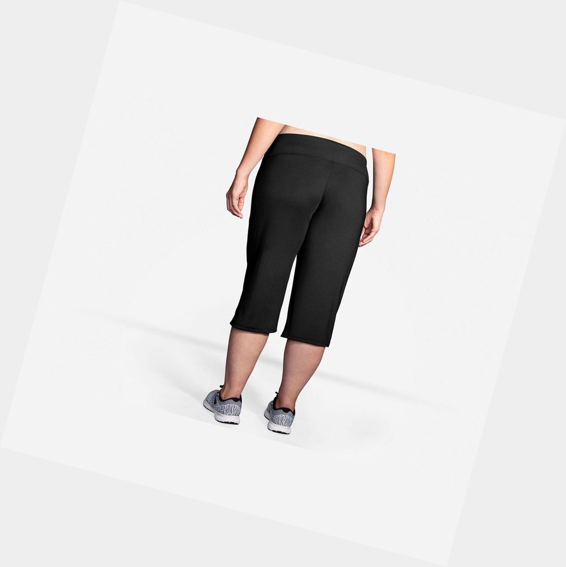 Pantalones Brooks Venture Capri Mujer Negras | WQA940837