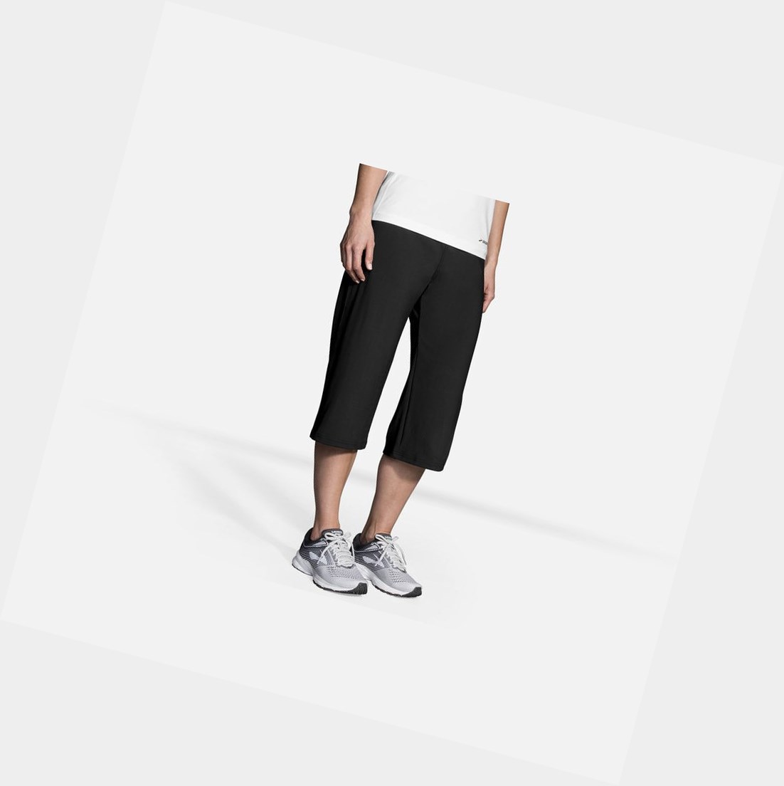 Pantalones Brooks Venture Capri Mujer Negras | WQA940837