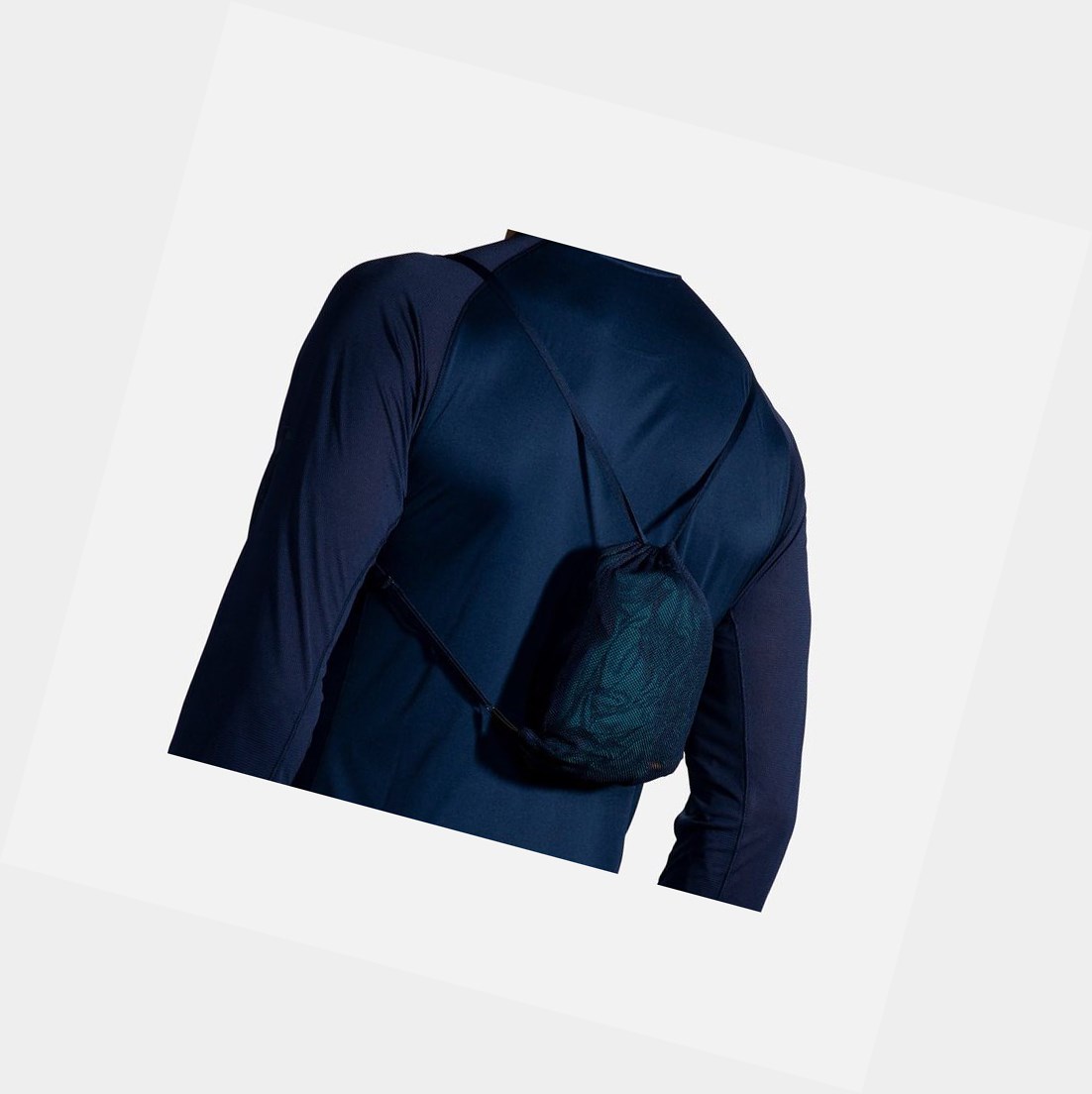 Ropa De Abrigo Brooks Fusion Híbrido Hombre Azul Marino | KPT169280