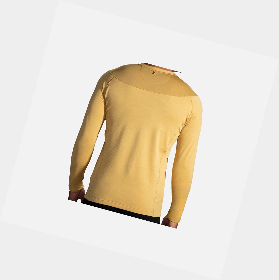 Ropa De Abrigo Brooks Notch Thermal Long Sleeve Hombre Heather Desert / Desert | IKC714625