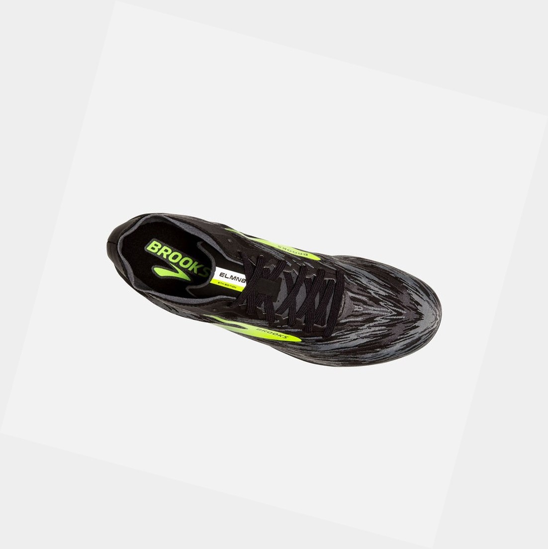 Zapatillas Brooks ELMN8 v5 Hombre Negras Gris | SID561289