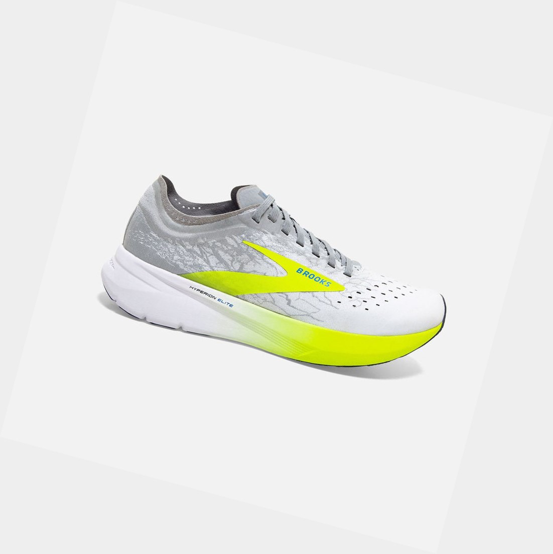 Zapatillas Brooks Hyperion Elite Hombre Blancas Gris | XCL370945