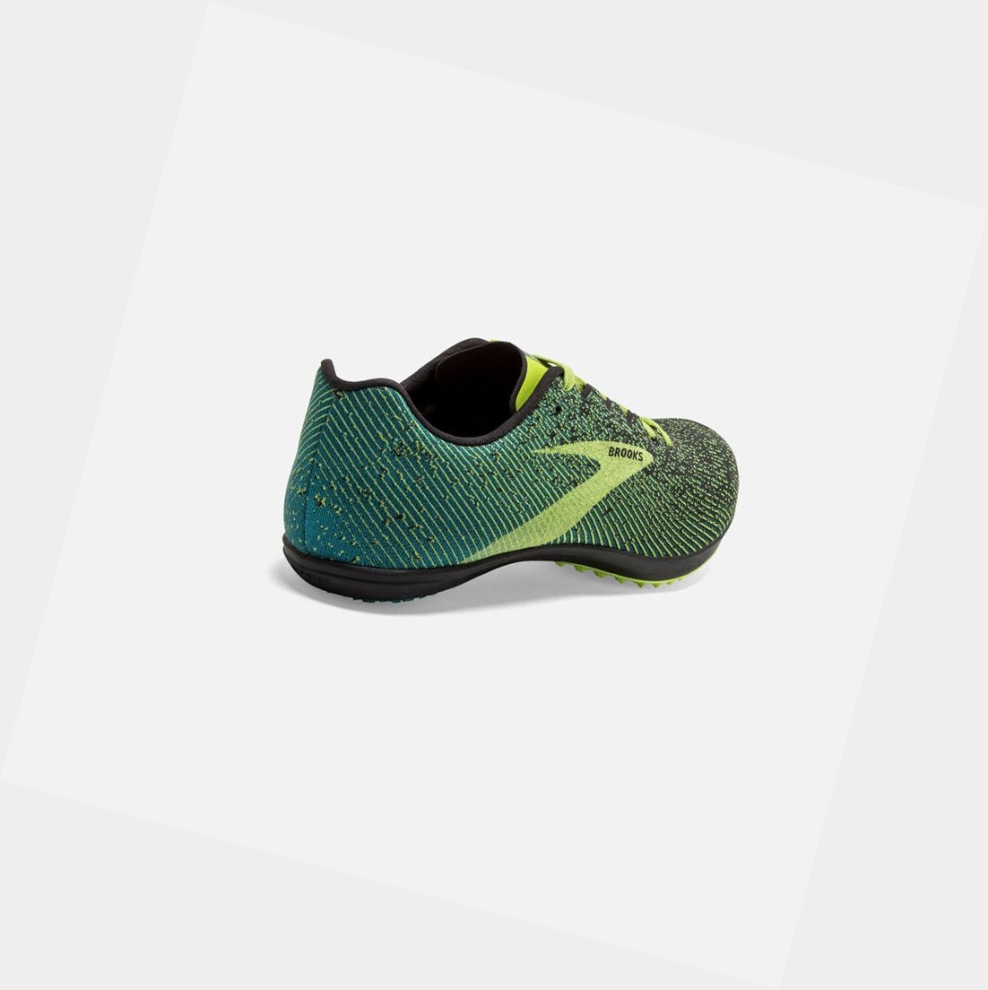 Zapatillas Brooks Mach 19 Spikeless Hombre Negras Azules | MFR051872