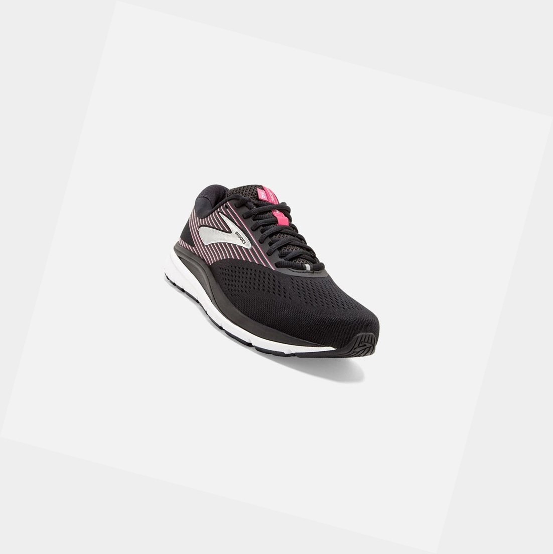 Zapatillas Para Caminar Brooks Addiction 14 Mujer Negras Rosas Plateadas | PRM597108