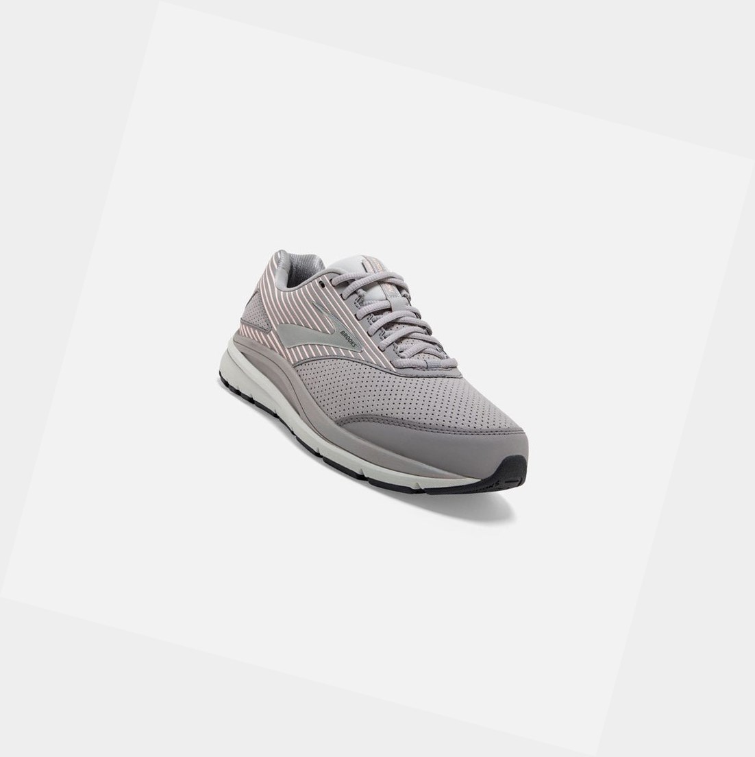 Zapatillas Para Caminar Brooks Addiction Walker Gamuza Mujer Alloy / Oyster / Peach | XLT420187