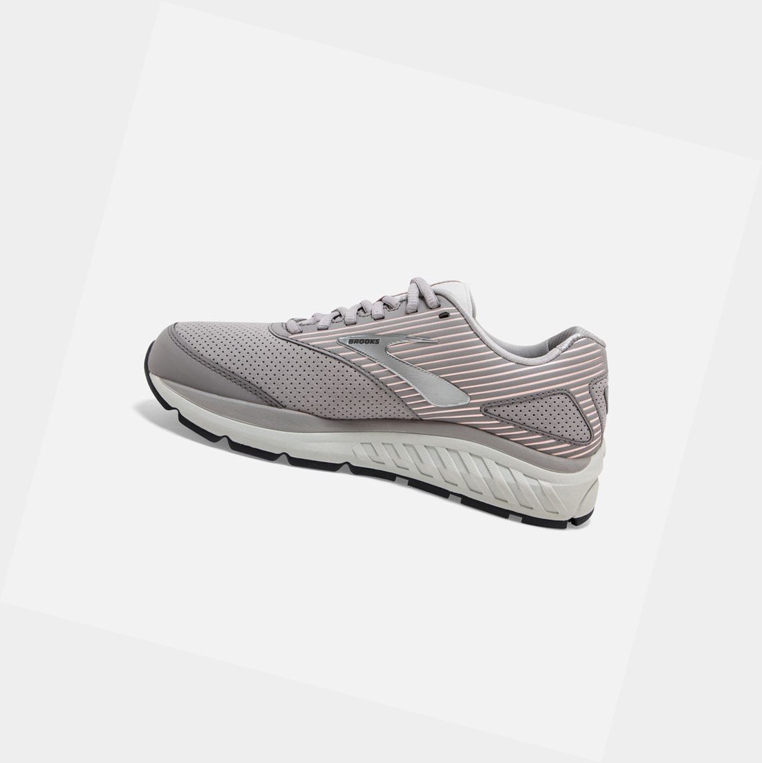 Zapatillas Para Caminar Brooks Addiction Walker Gamuza Mujer Alloy / Oyster / Peach | XLT420187