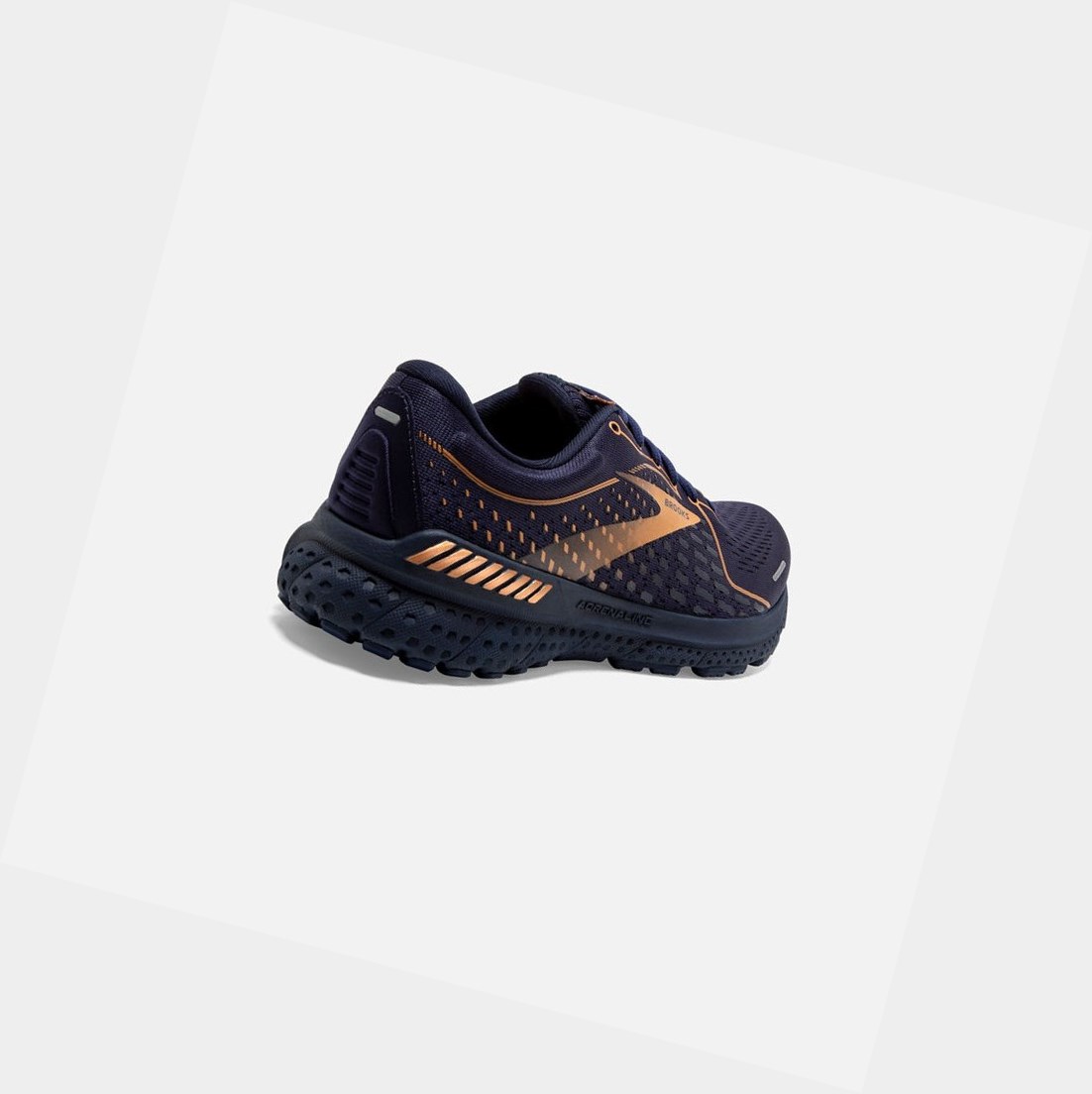 Zapatillas Para Caminar Brooks Adrenaline GTS 21 Mujer Azul Marino Negras Cobra | CEX843190