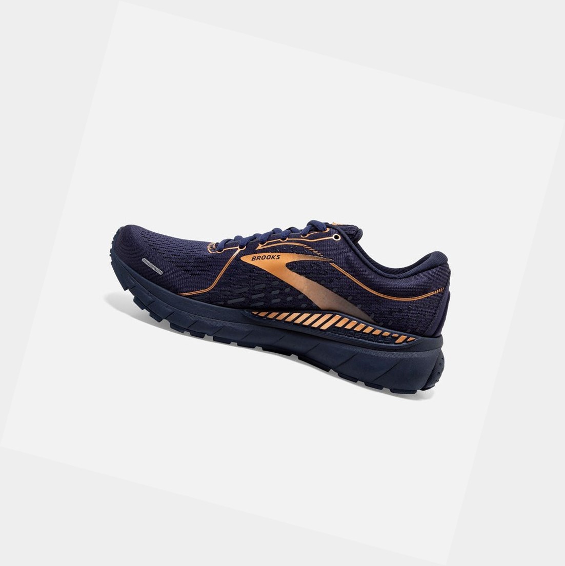 Zapatillas Para Caminar Brooks Adrenaline GTS 21 Mujer Azul Marino Negras Cobra | CEX843190