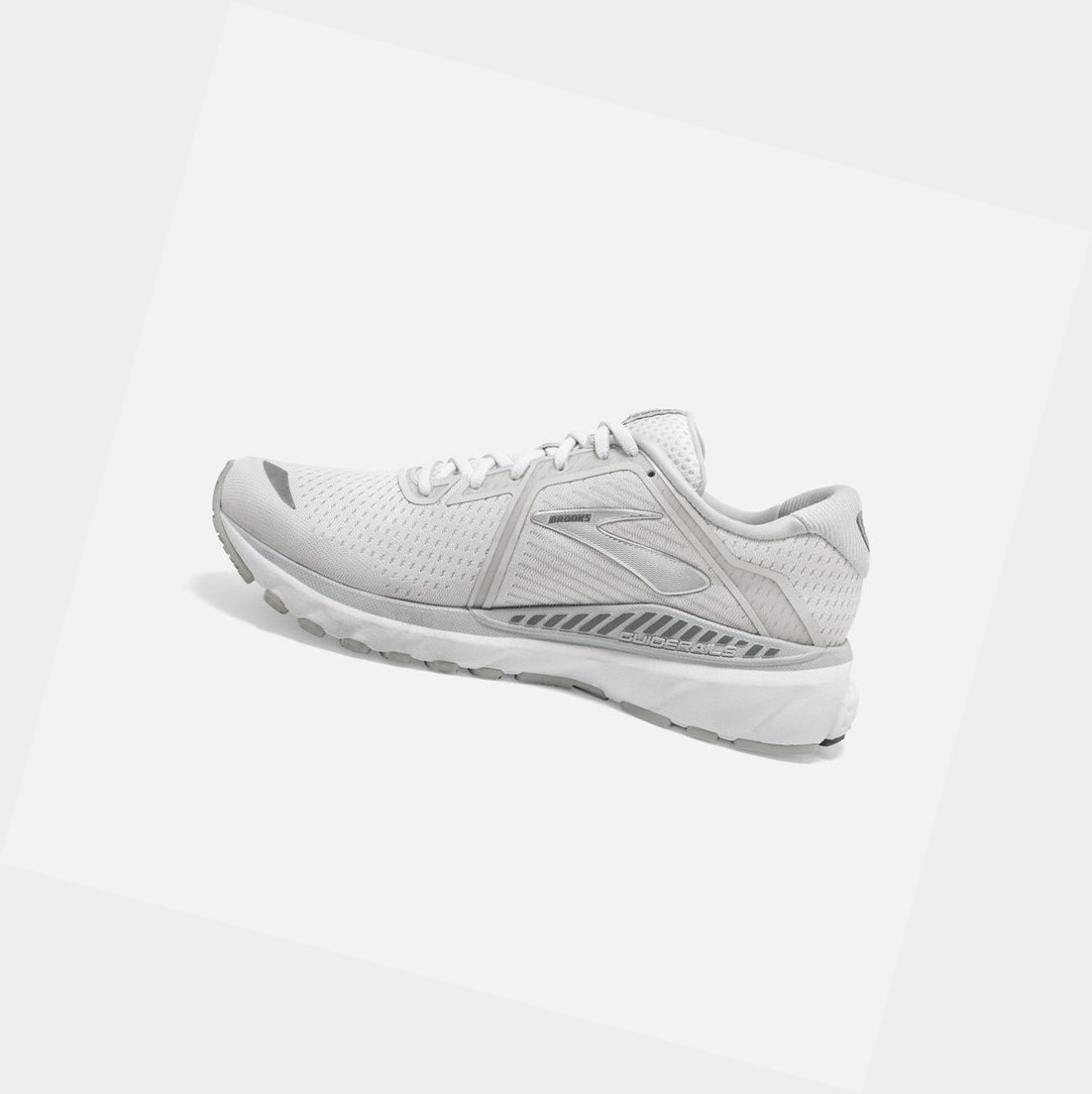 Zapatillas Para Caminar Brooks Adrenaline GTS 20 Mujer Blancas Gris Plateadas | IDC953481