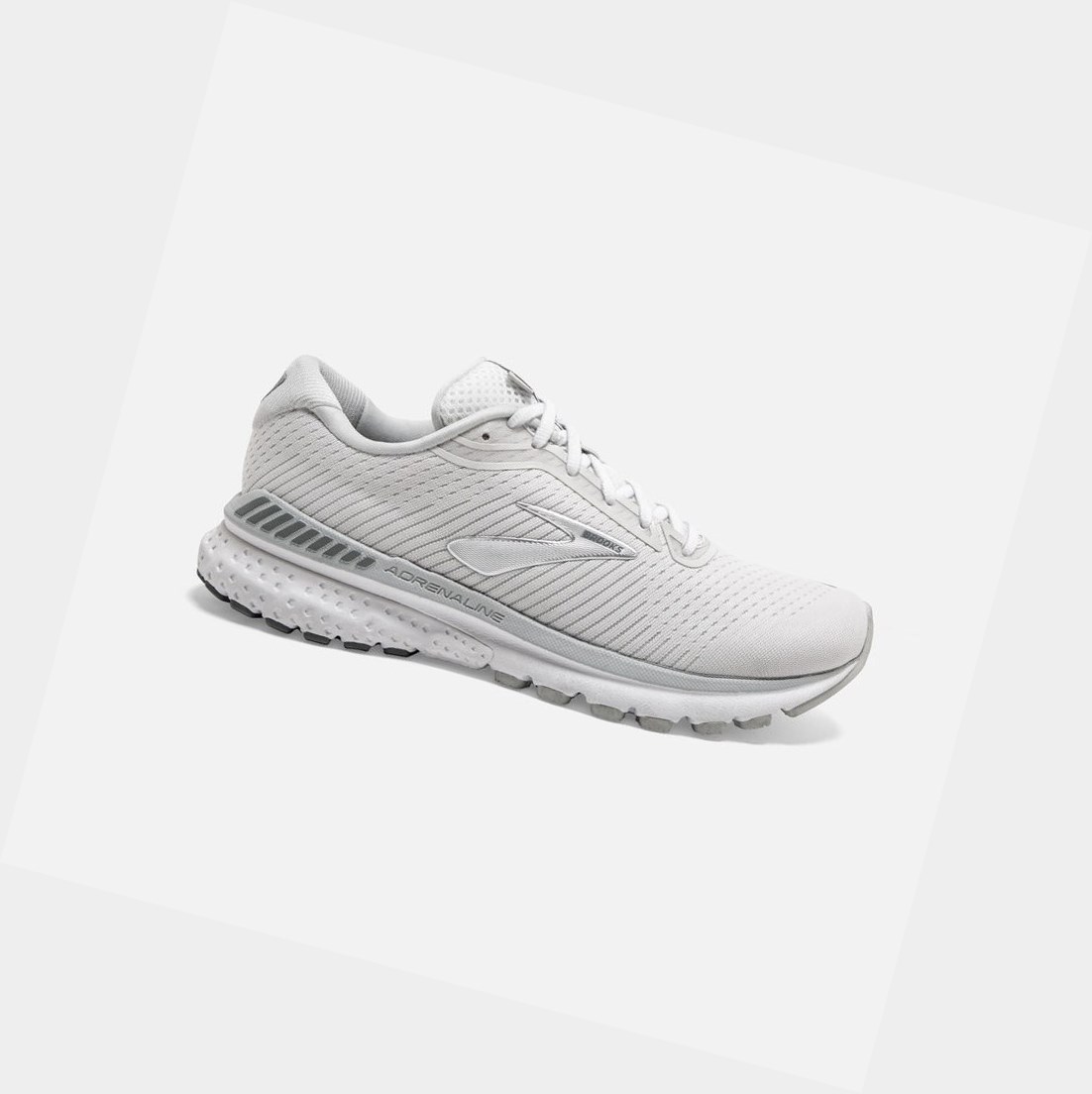 Zapatillas Para Caminar Brooks Adrenaline GTS 20 Mujer Blancas Gris Plateadas | IDC953481