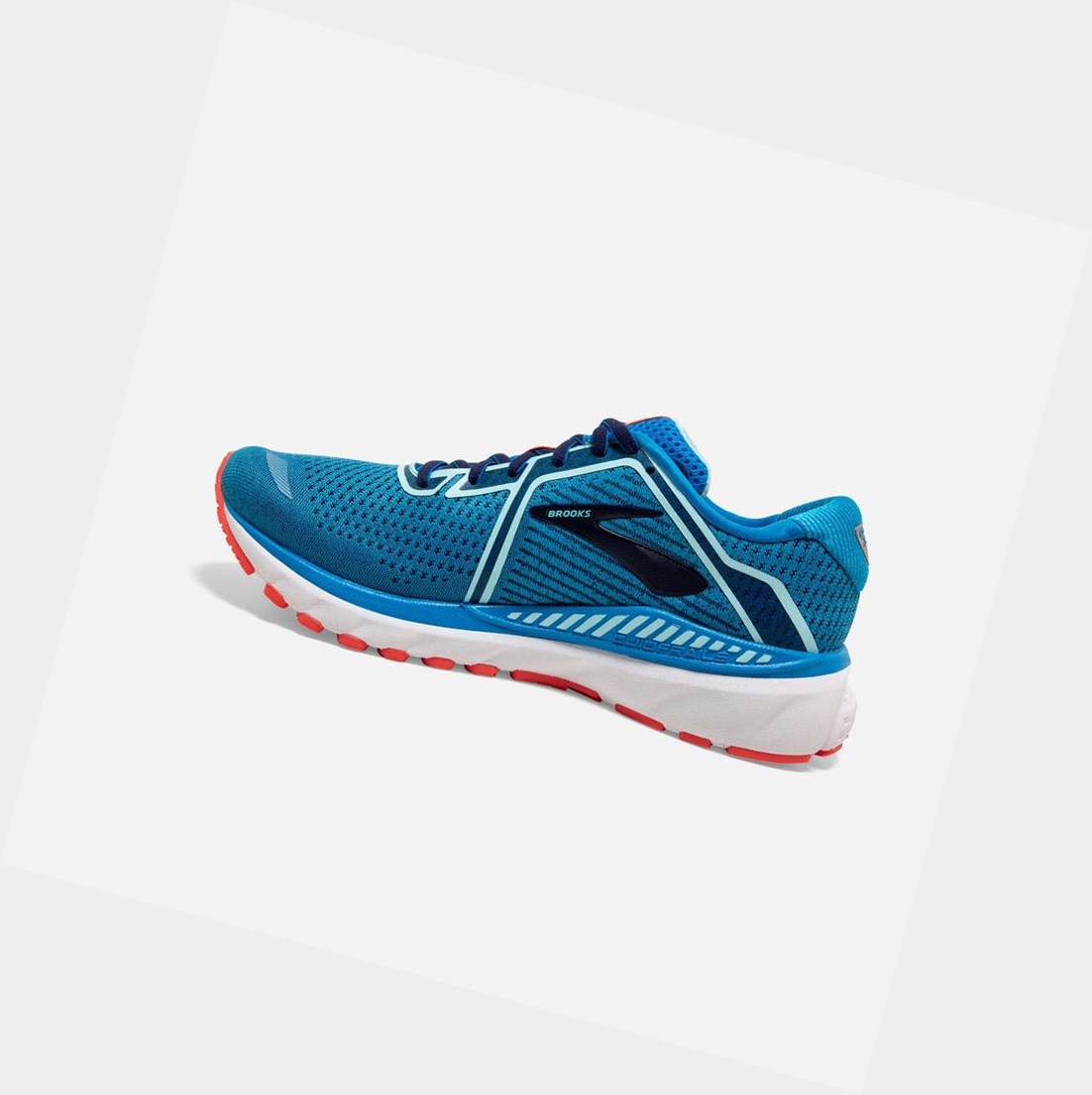 Zapatillas Para Caminar Brooks Adrenaline GTS 20 Mujer Azules Azul Marino Coral | KOF036154