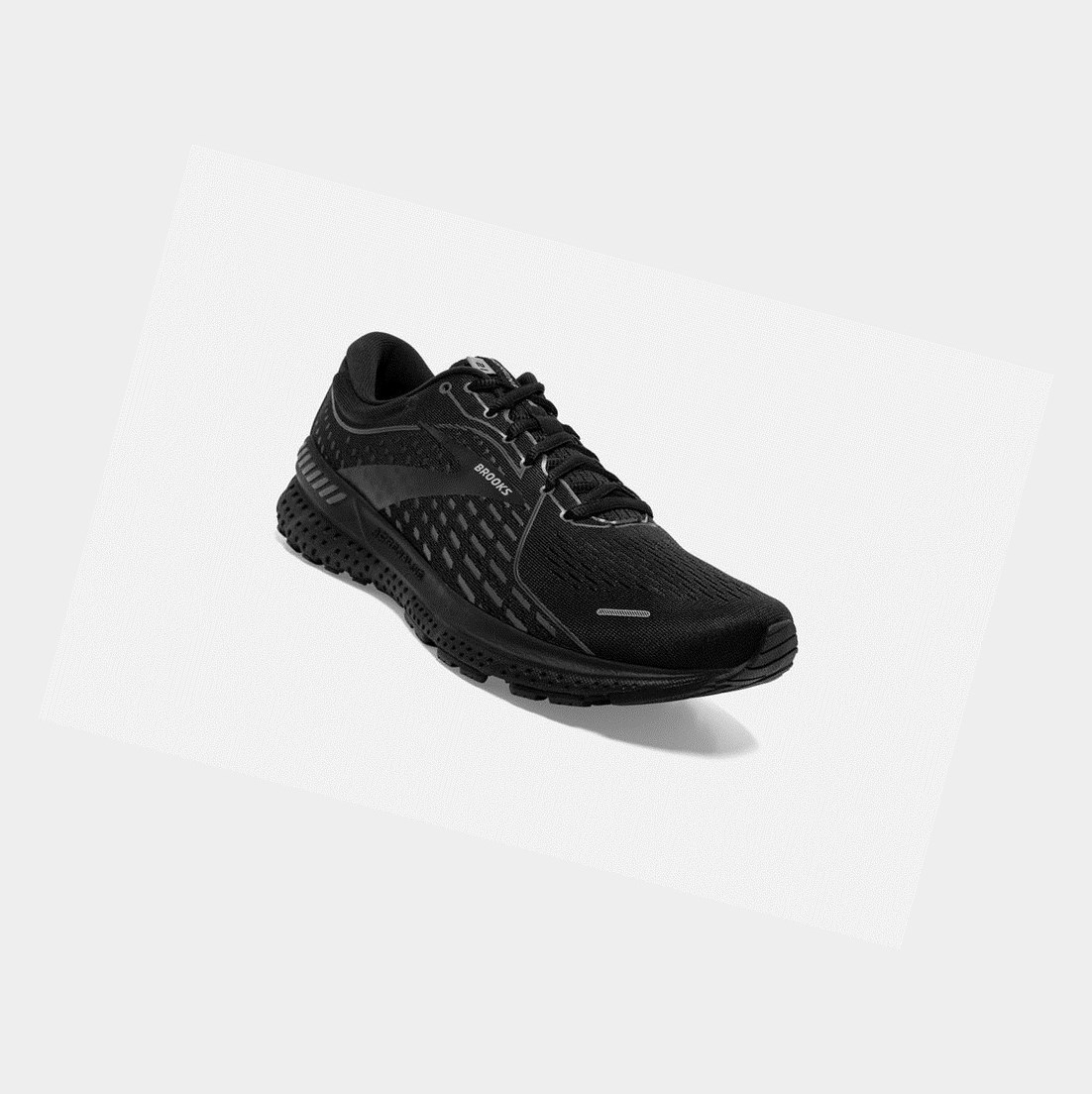 Zapatillas Para Caminar Brooks Adrenaline GTS 21 Hombre Negras Negras | MSV247135