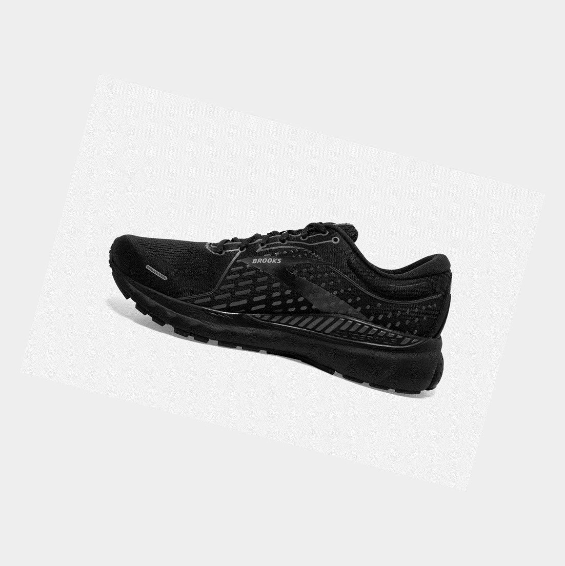 Zapatillas Para Caminar Brooks Adrenaline GTS 21 Hombre Negras Negras | MSV247135