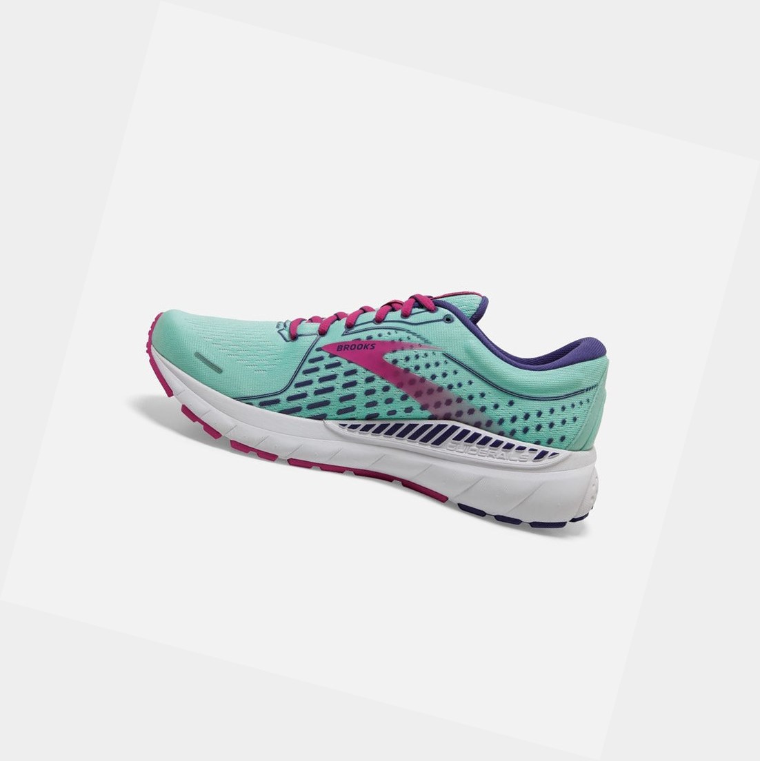 Zapatillas Para Caminar Brooks Adrenaline GTS 21 Mujer Azul Marino Azules Fucsia | OGI543098