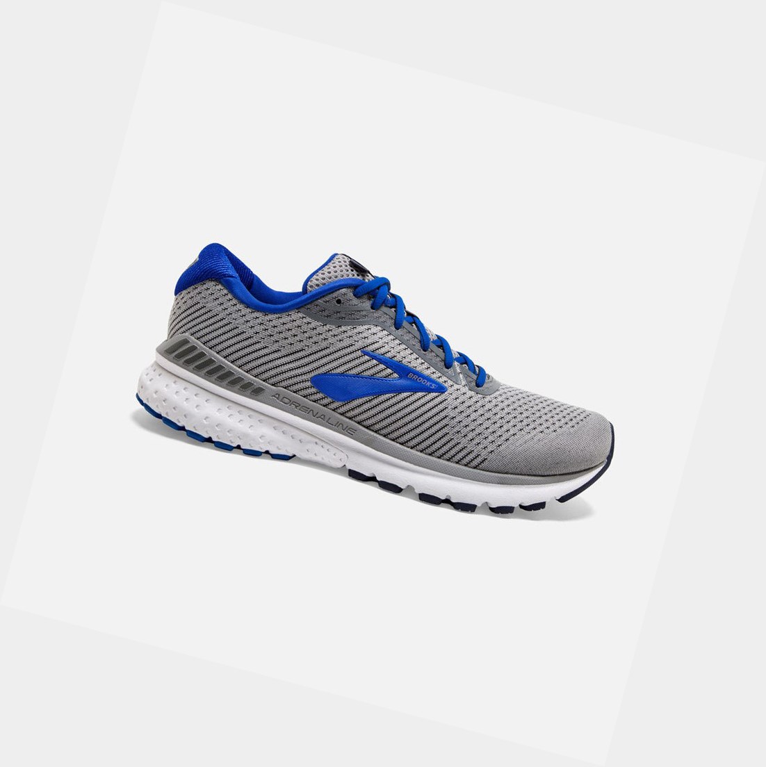 Zapatillas Para Caminar Brooks Adrenaline GTS 20 Hombre Gris Azules Azul Marino | OIN769524