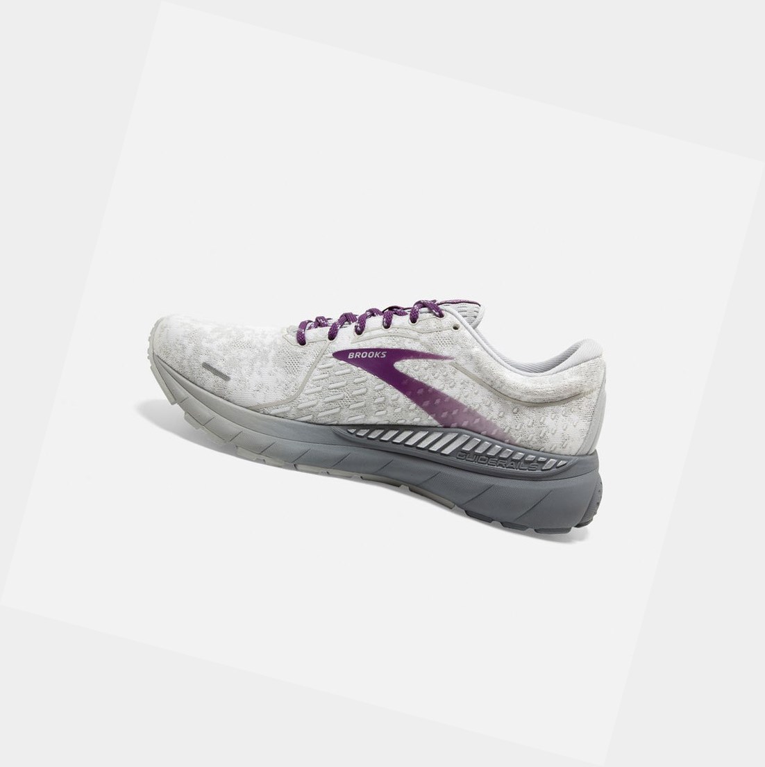 Zapatillas Para Caminar Brooks Adrenaline GTS 21 Mujer Blancas Gris | XYC705926