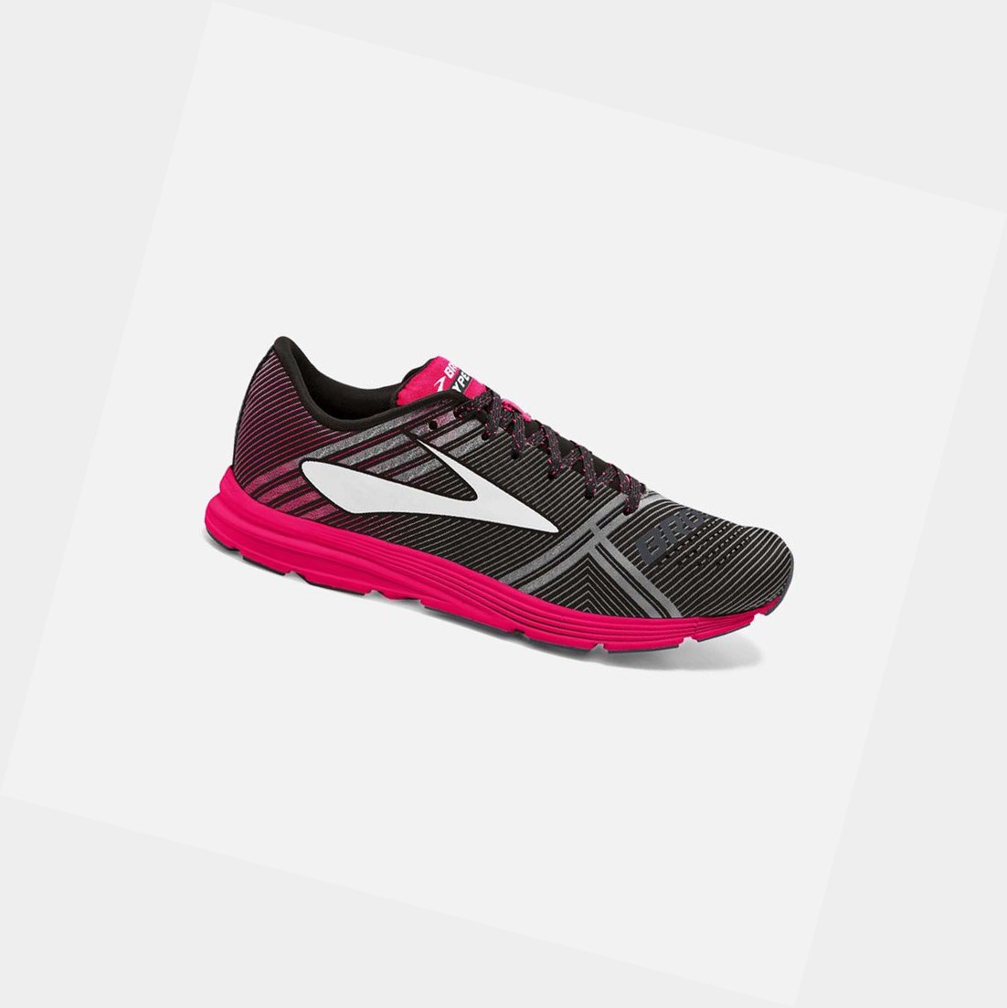 Zapatillas Pista Brooks Hyperion Mujer Negras Rosas | IJB276380