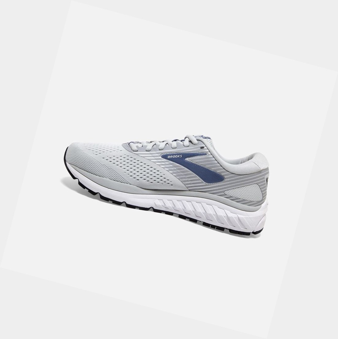 Zapatillas Running Carretera Brooks Addiction 14 Mujer Oyster / Alloy / Marlin | KSU915820