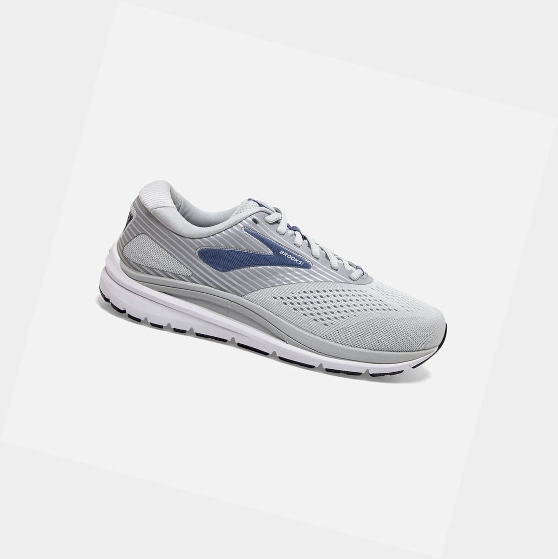 Zapatillas Running Carretera Brooks Addiction 14 Mujer Oyster / Alloy / Marlin | KSU915820