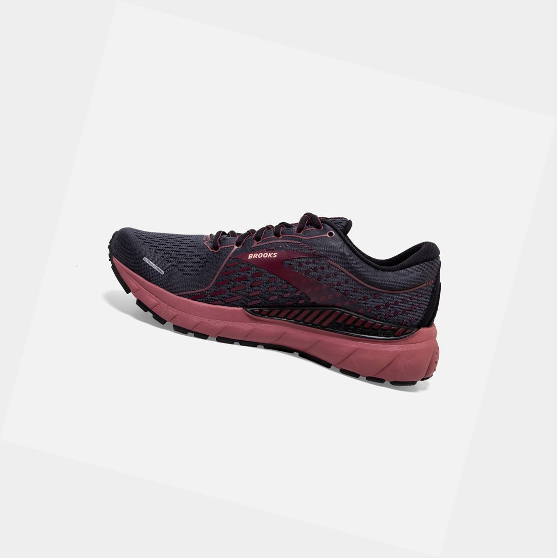 Zapatillas Running Carretera Brooks Adrenaline GTS 21 Mujer Negras | ASK458013