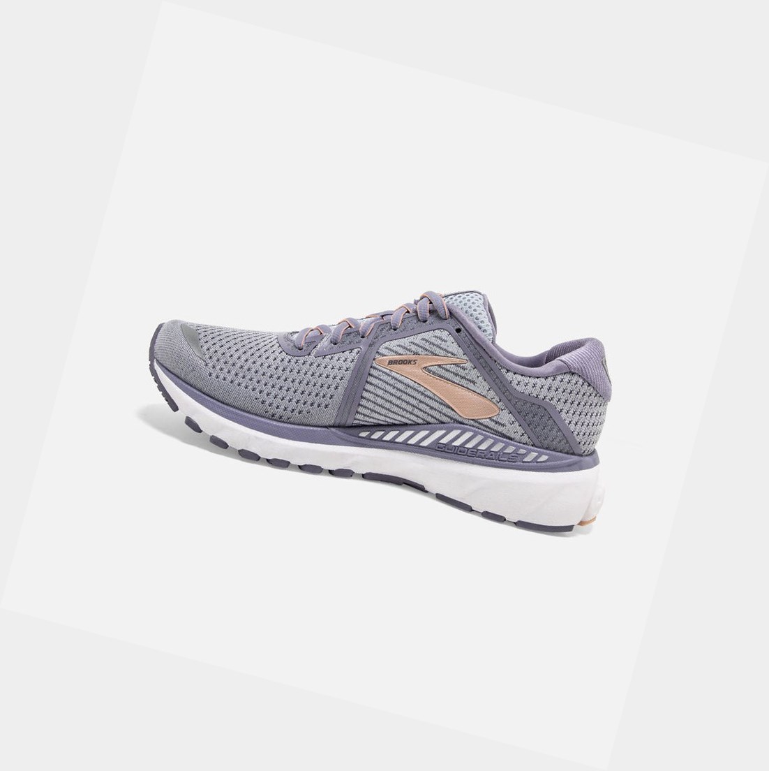 Zapatillas Running Carretera Brooks Adrenaline GTS 20 Mujer Gris Blancas | LFX483560