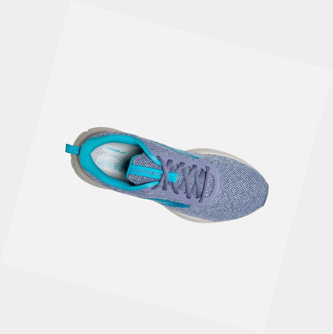 Zapatillas Running Carretera Brooks Anthem 3 Mujer Gris Azules | LBC582761