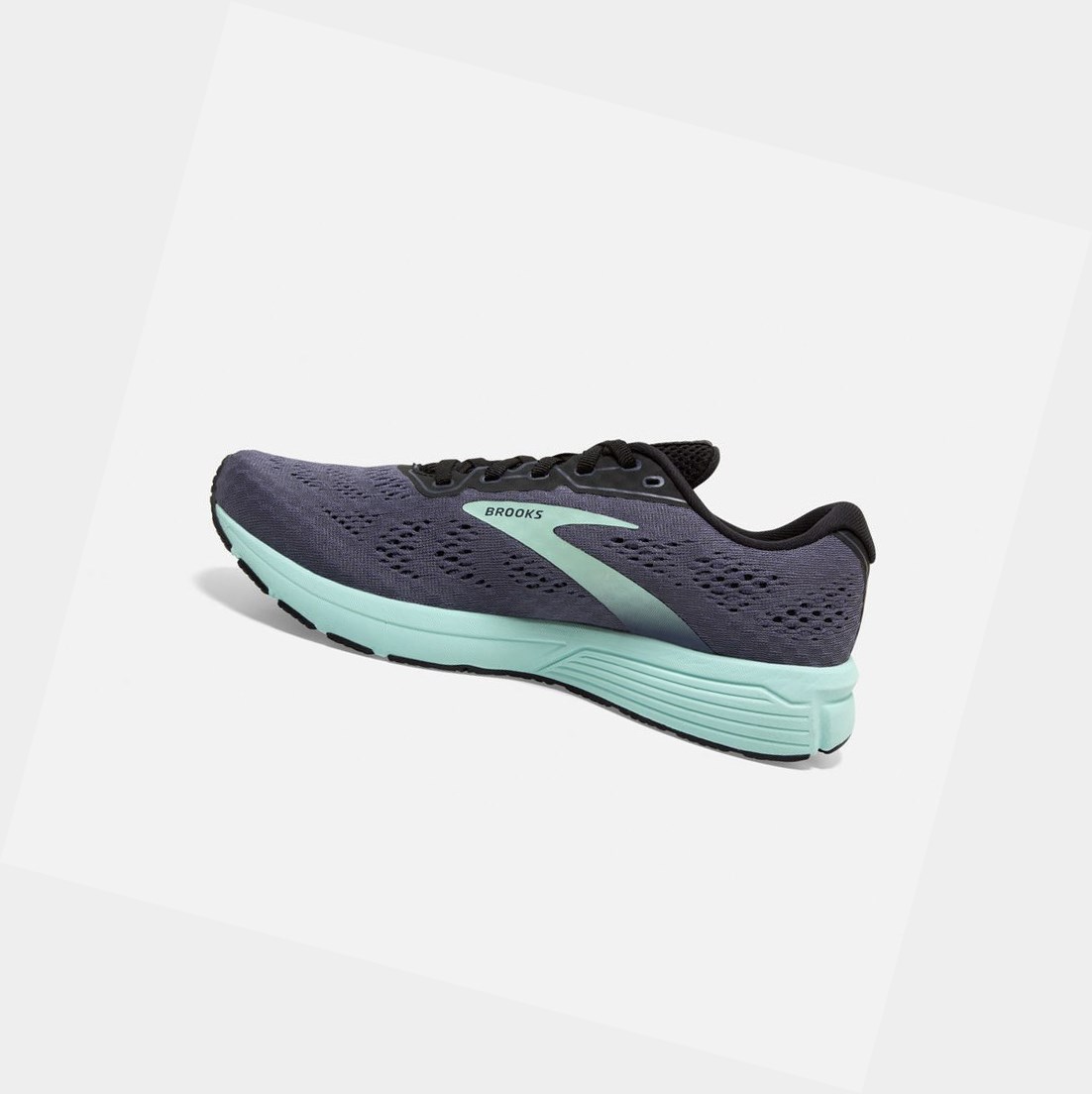 Zapatillas Running Carretera Brooks Anthem 4 Mujer Negras Azules | SIB437698