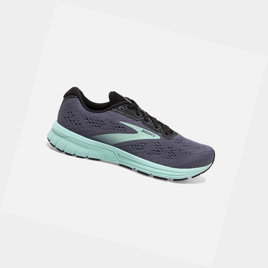 Zapatillas Running Carretera Brooks Anthem 4 Mujer Negras Azules | SIB437698