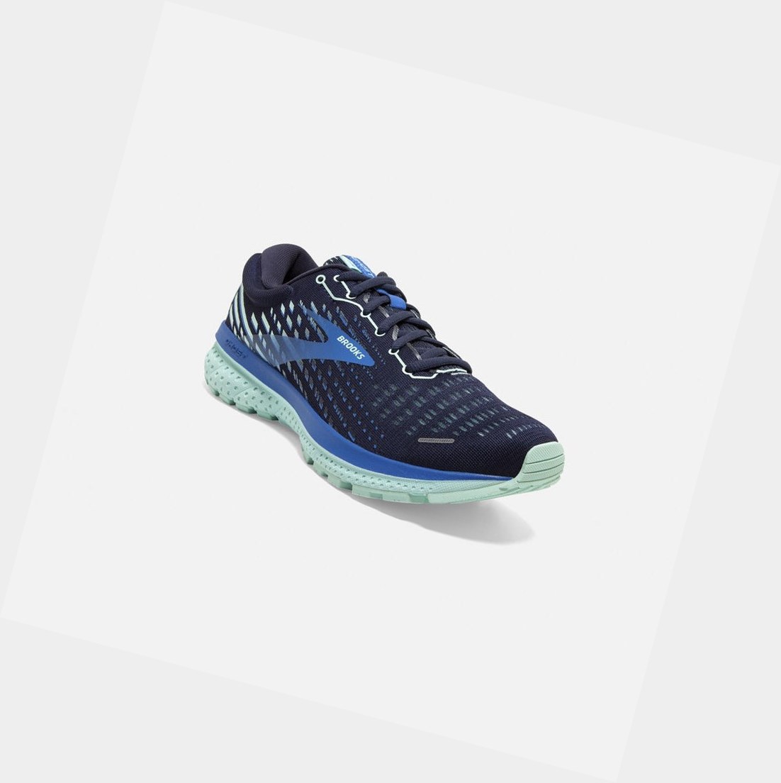 Zapatillas Running Carretera Brooks Ghost 13 Mujer Azules Azules | ATU872915