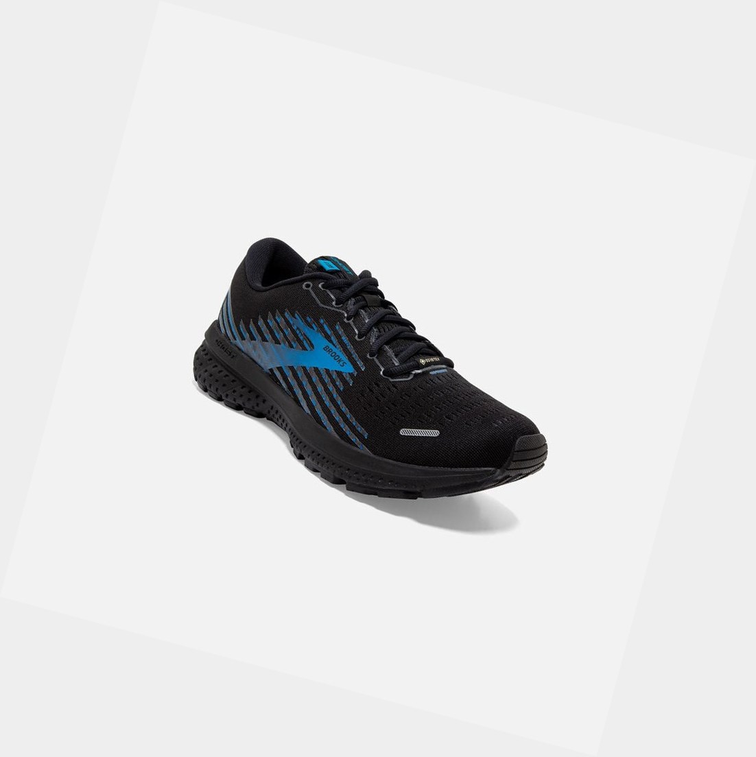 Zapatillas Running Carretera Brooks Ghost 13 GTX Hombre Negras Gris Azules | BSJ175429