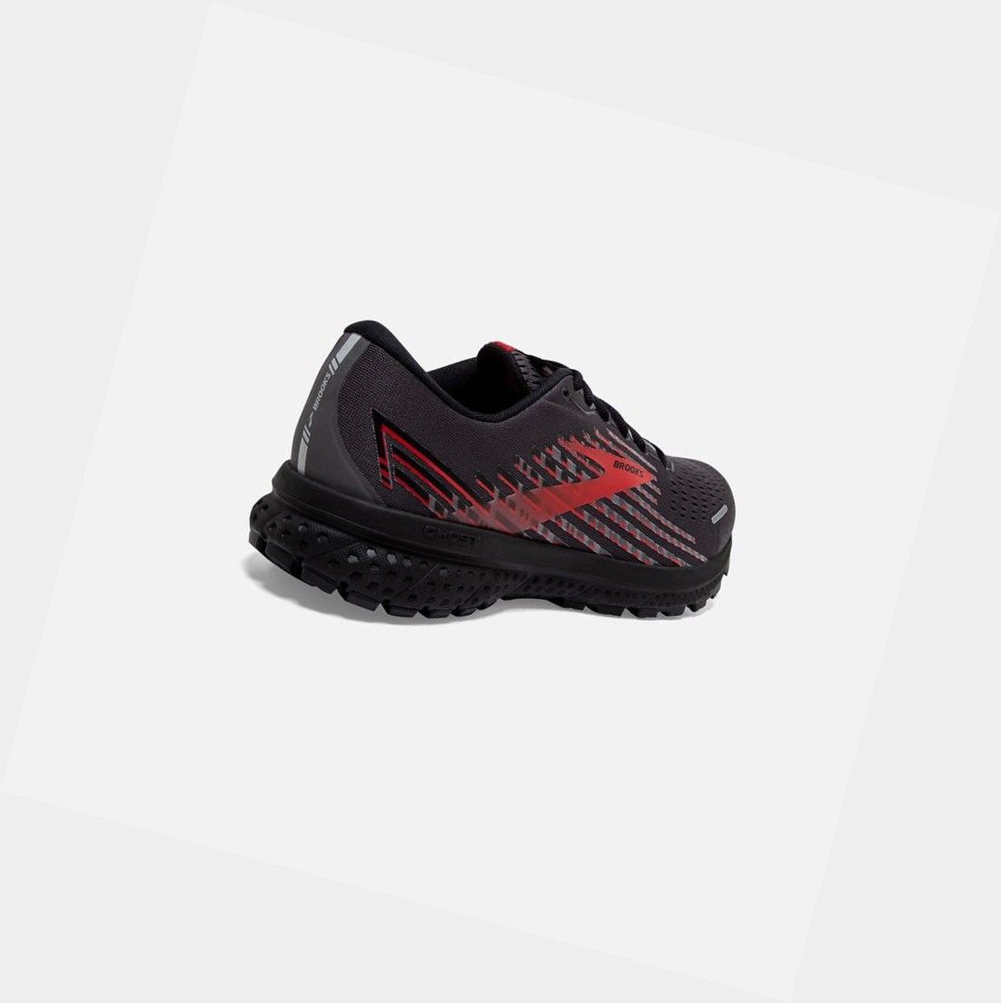 Zapatillas Running Carretera Brooks Ghost 13 GTX Hombre Negras Rojas | GAC067934