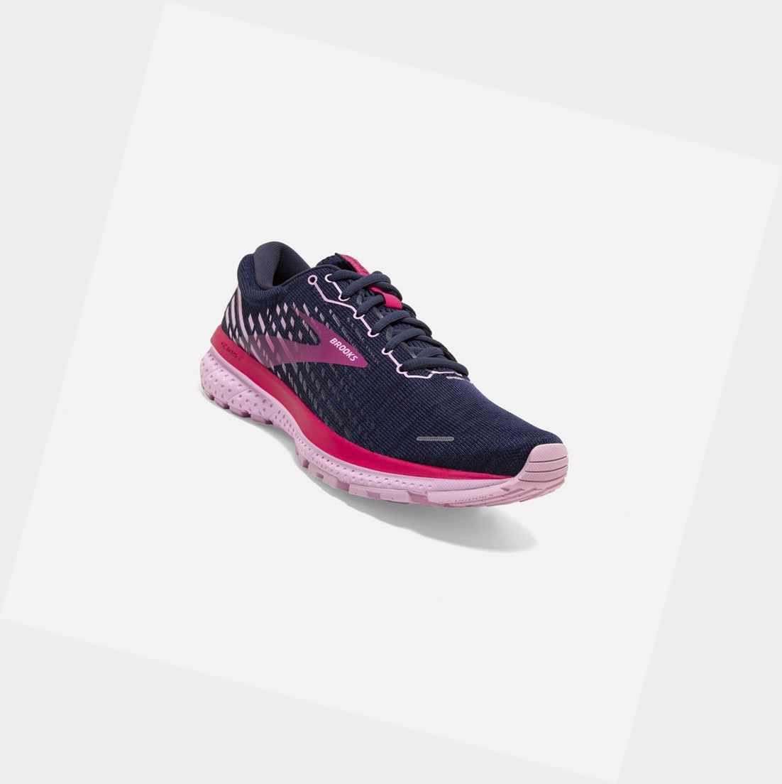 Zapatillas Running Carretera Brooks Ghost 13 Mujer Peacoat / Lilac / Raspberry | ICT978420