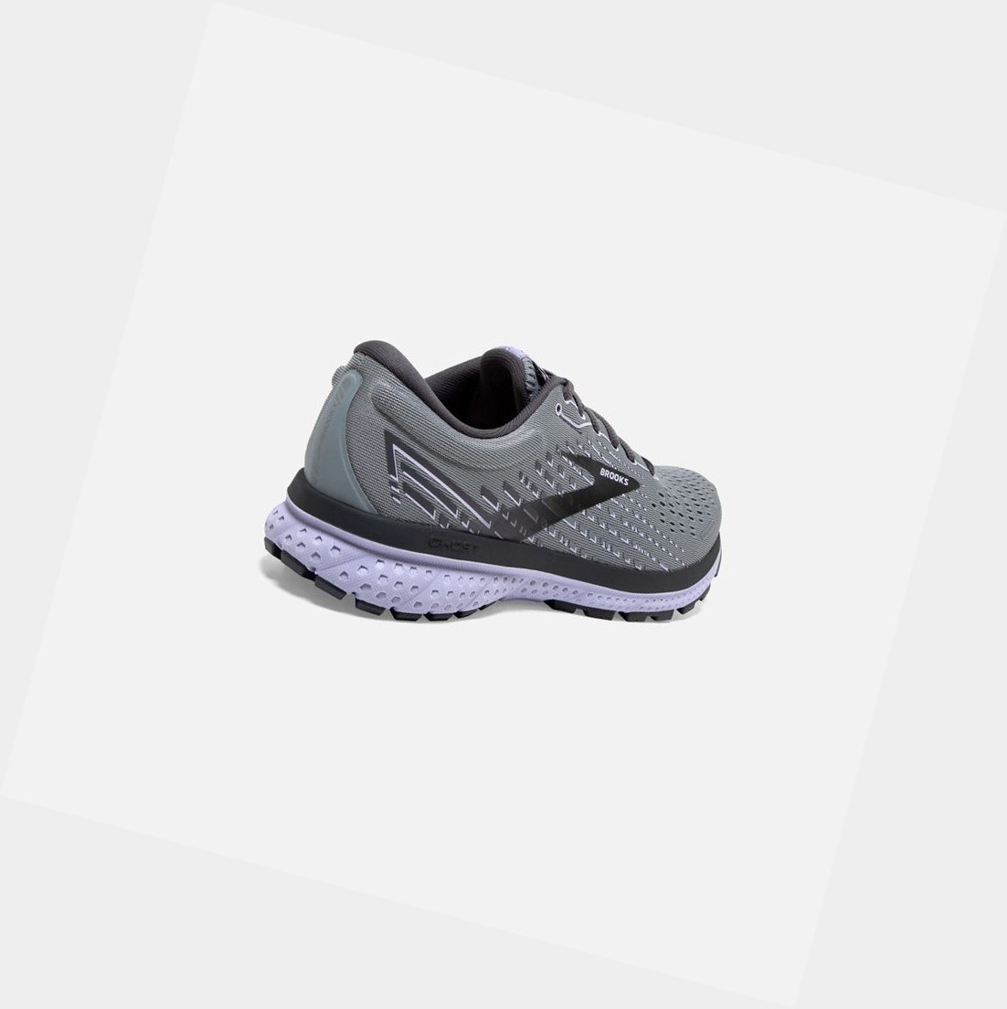 Zapatillas Running Carretera Brooks Ghost 13 Mujer Gris Moradas | JHX389261