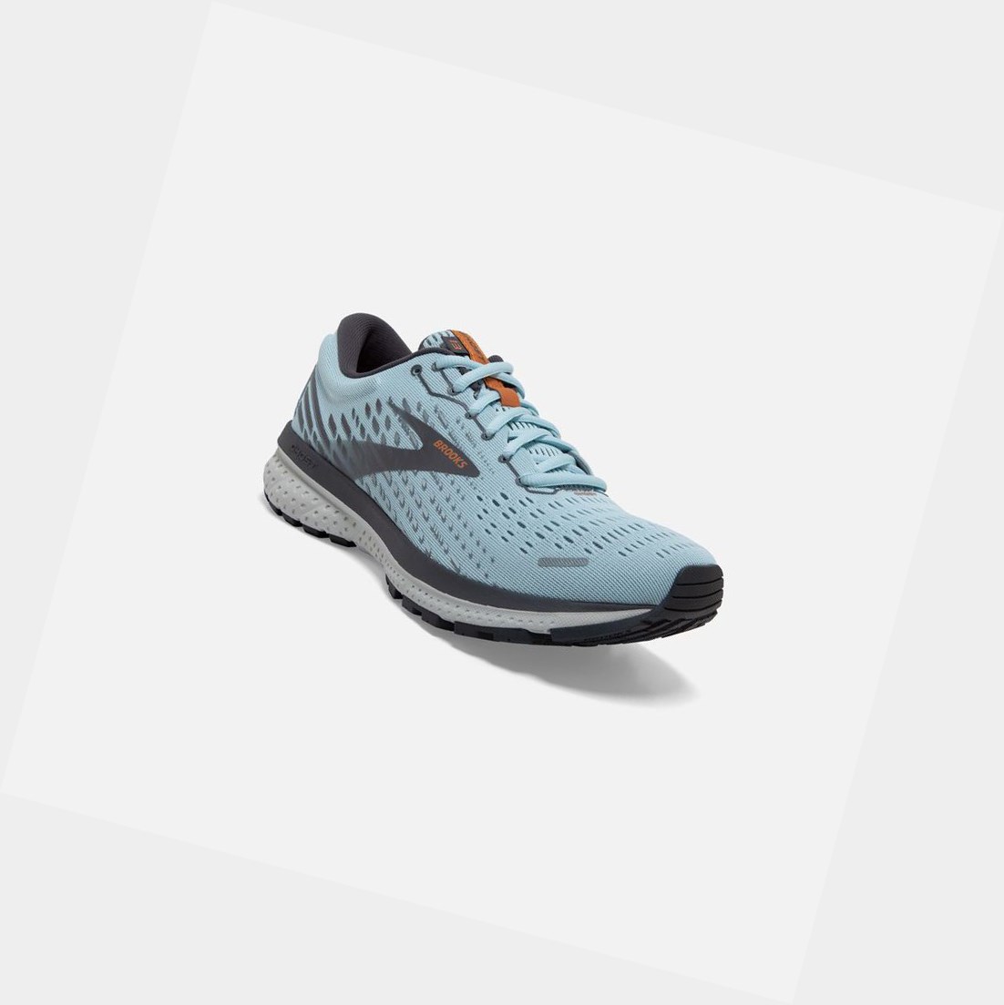 Zapatillas Running Carretera Brooks Ghost 13 Mujer Azules Claro Blancas | NGX952480