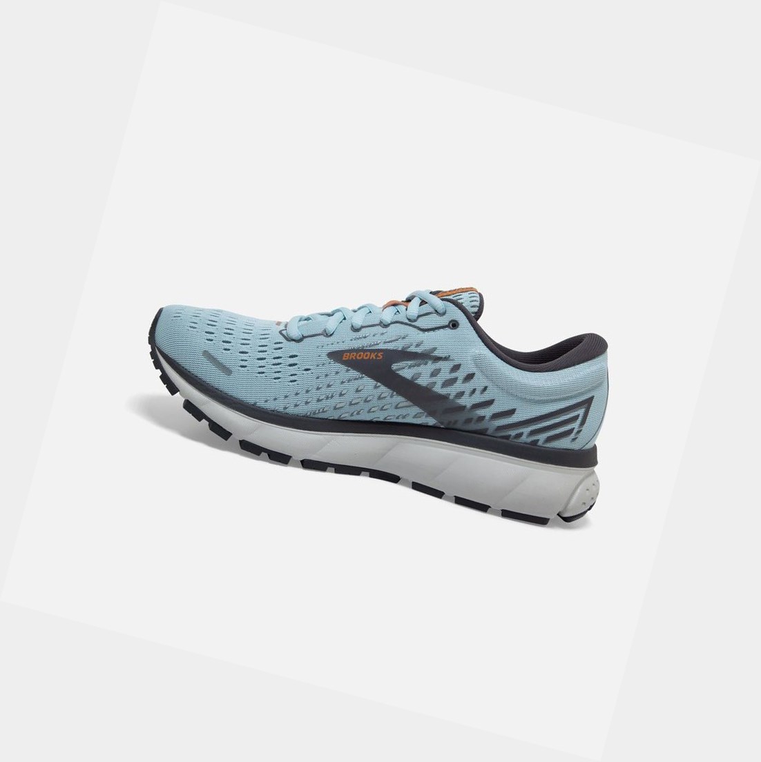 Zapatillas Running Carretera Brooks Ghost 13 Mujer Azules Claro Blancas | NGX952480