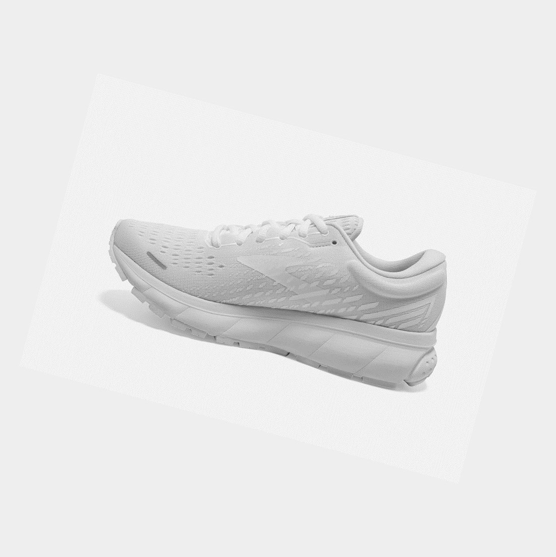 Zapatillas Running Carretera Brooks Ghost 13 Hombre Blancas Blancas | TBG072934